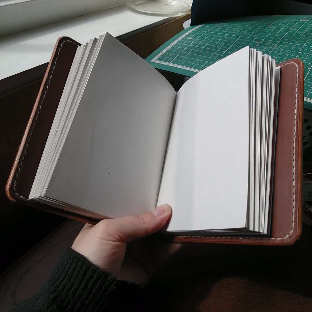 Belted A6 Leather Journal