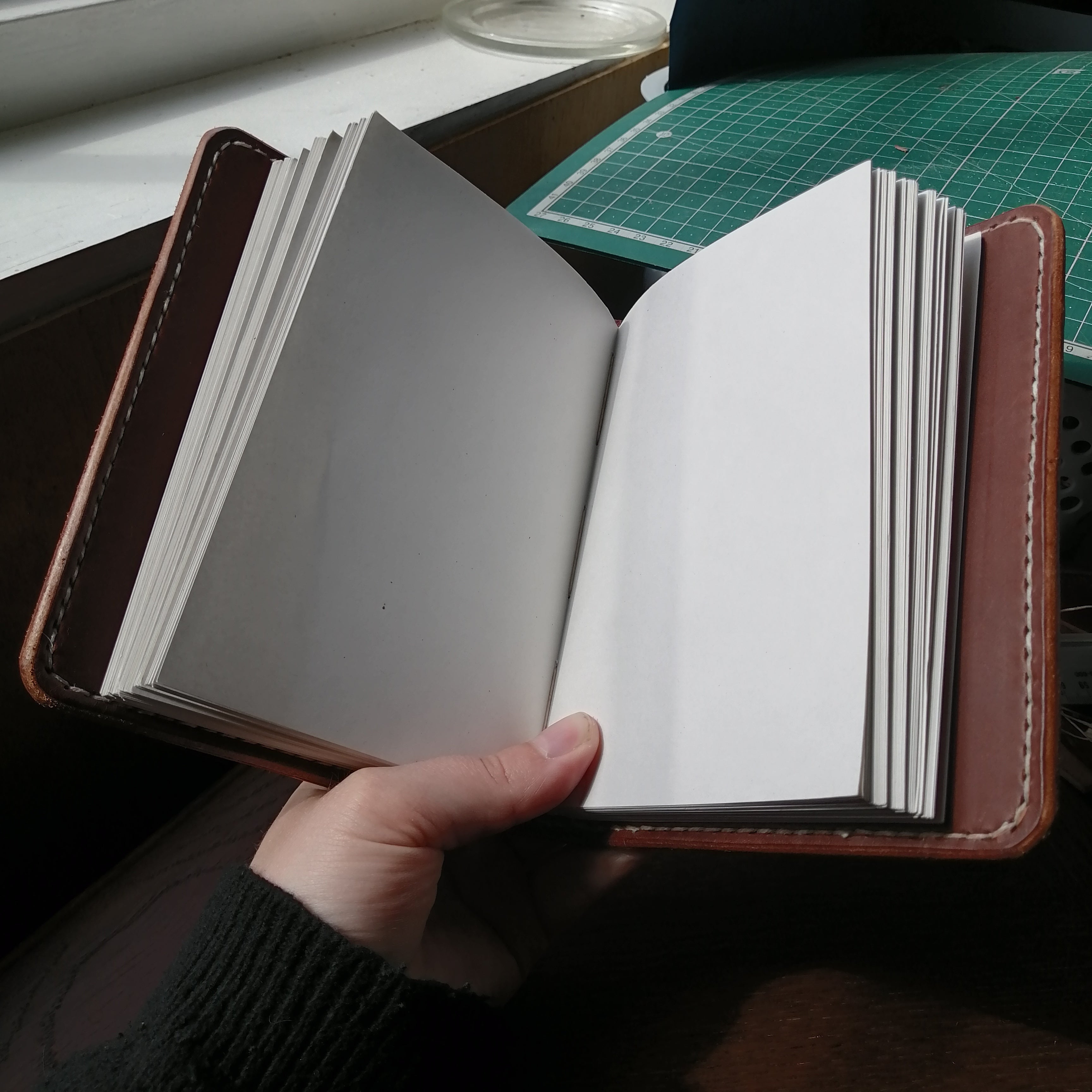 Belted A6 Leather Journal