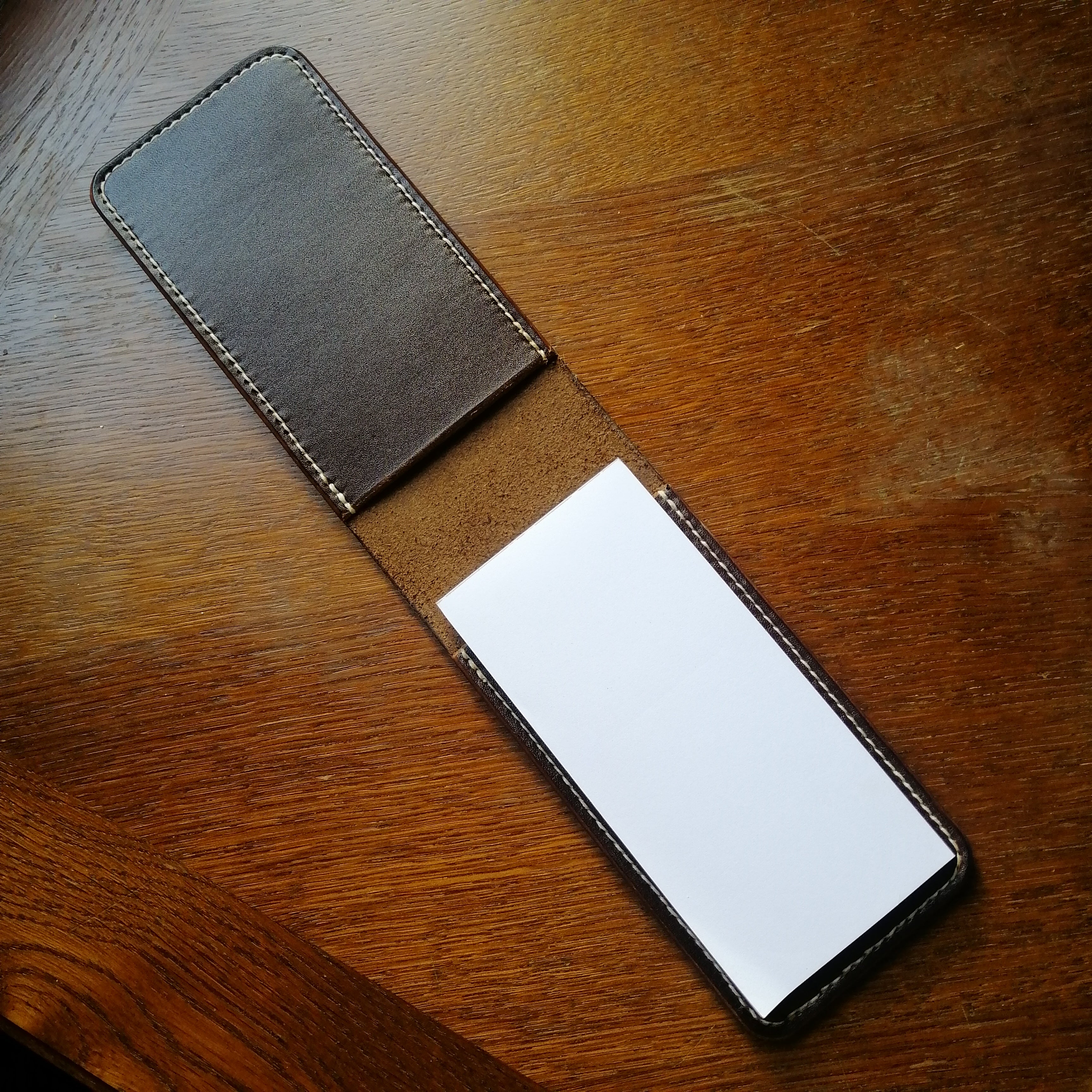 Leather Notepad Cover 'The Scribbler'