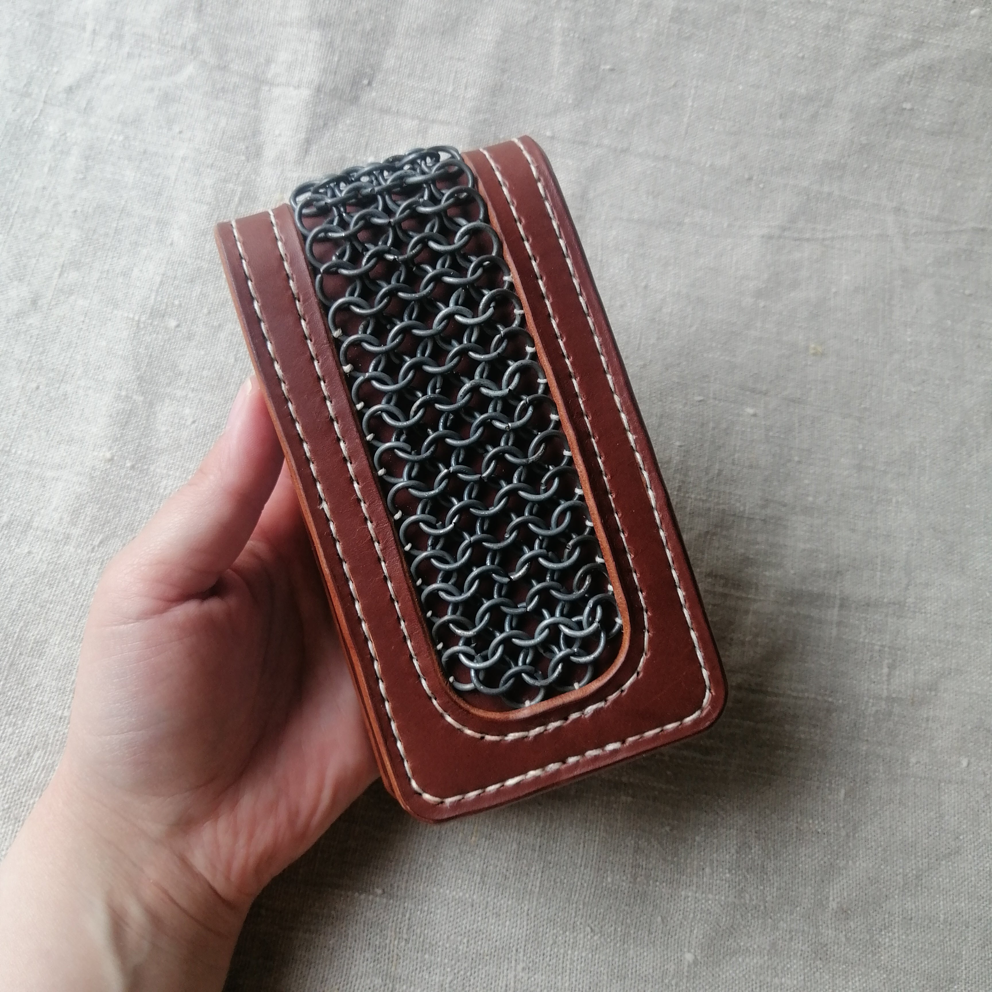 Chainmail Notepad Cover