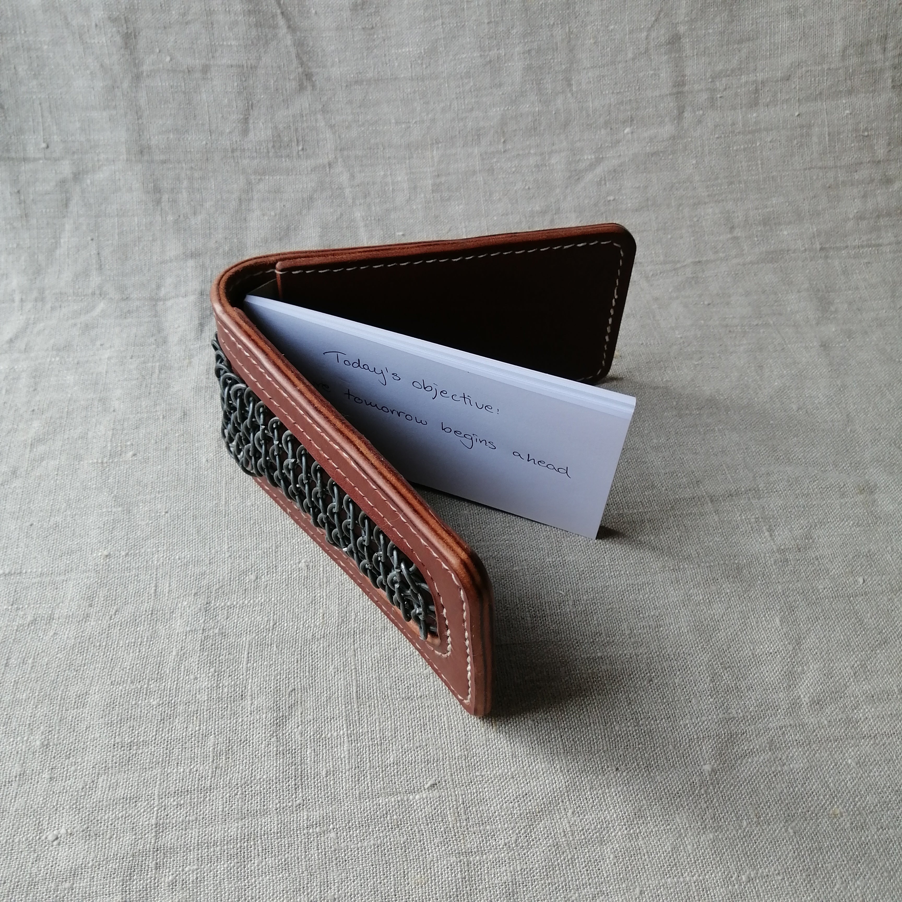 Chainmail Notepad Cover